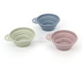 Silicone foldable pet bowl